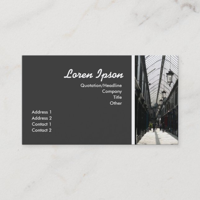 Arcade II Visitkort (Framsida)