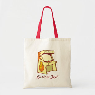 Arcade maskin tote bag tygkasse