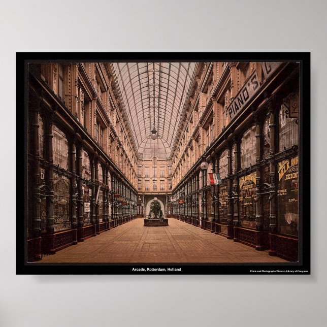 Arcade, Rotterdam, Nederländerna Poster (Framsidan)