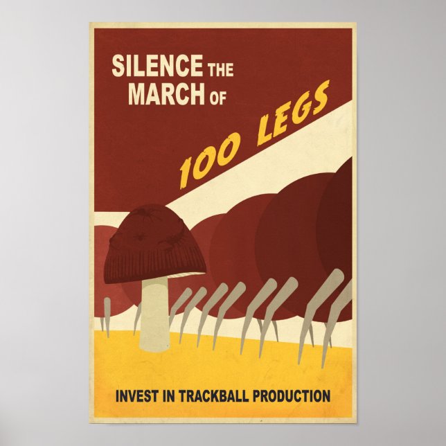 Arcade-spelpropaganda poster - sist i en serie (Framsidan)