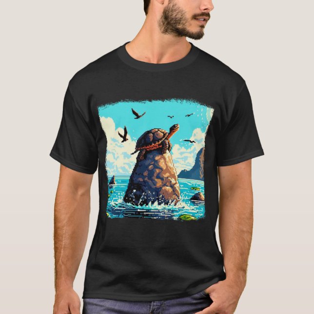 Arcade turtle t shirt (Framsida)