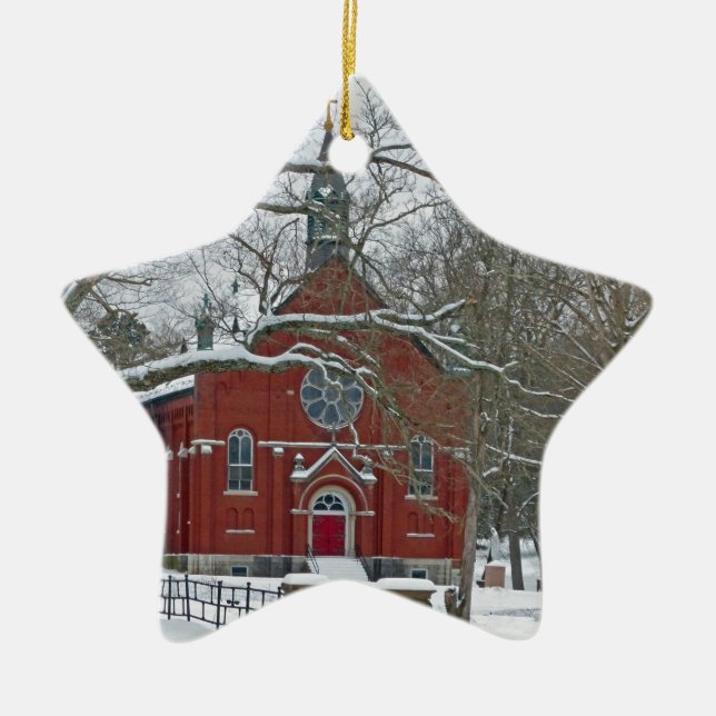 Arcadia Academy Julgransprydnad Keramik (Framsidan)