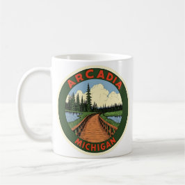 Arcadia Michigan Vintage Kaffemugg