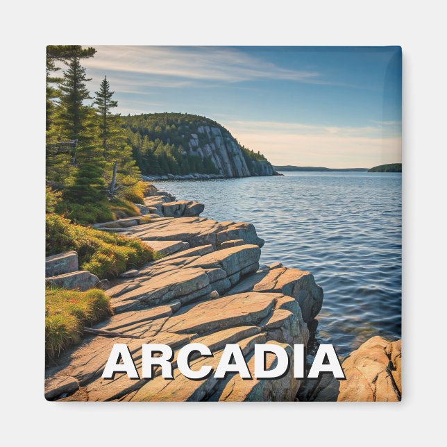 Arcadia nationalpark magnet (Framsidan)