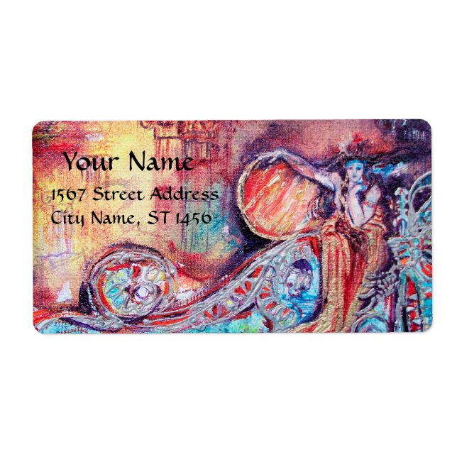 ARCADIA, Red Rosa Blue Guld Fraktsedel (Framsidan)