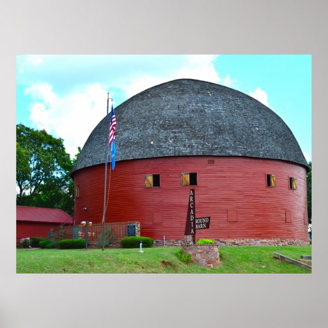 Arcadia Round Barn Poster (Framsidan)