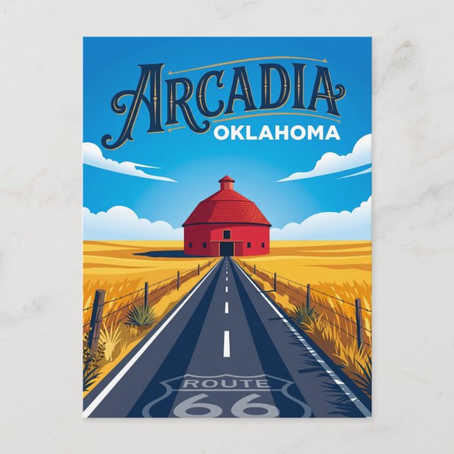 Arcadia USA Vykort (Framsida)