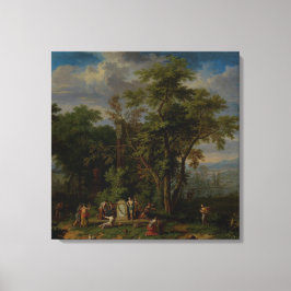 Arcadian Ligcape med ett keremonialt skåp, Ja Canvastryck