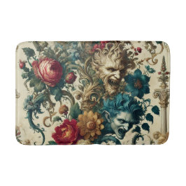 Arcane Anarchy - Gothic Blommigt Badrumsmatta