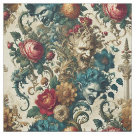 Arcane Anarchy - Gothic Påstående Tile Tyg