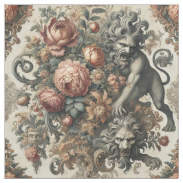 Arcane Apex - Gothic Victorian Påstående Tile Tyg