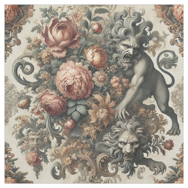 Arcane Apex - Gothic Victorian Påstående Tile Tyg (Provkarta)