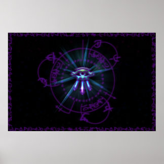 Arcane Circle Lila Poster