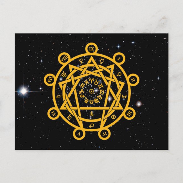 Arcane Enneagram Vykort (Framsida)