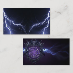 Arcane Runic Vapensköld Affärskort for Magic Maker