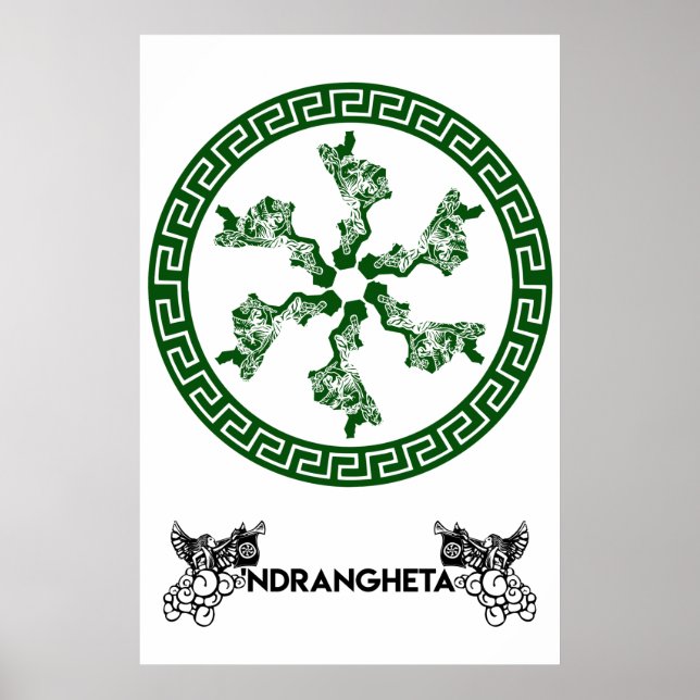 Arcangelo Gabriele - "Ndrangheta Poster (Framsidan)