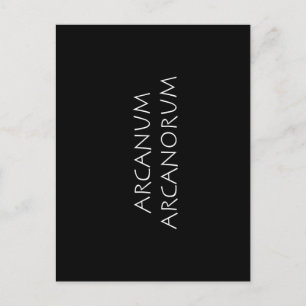 Arcanum arcanorum vykort