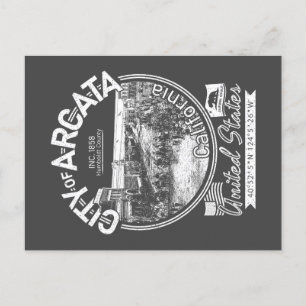 ARCATA CALIFORNIA - ARCATA PLAZA VINTAGE VYKORT