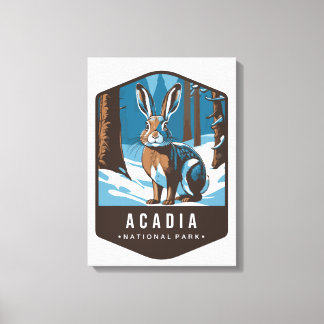 ARCDIA NATIONALPARK Utskrift på sträckt canvas