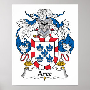 Arce familjvapensköld poster