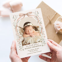 Arch Blommar Baby Tillkännagivande