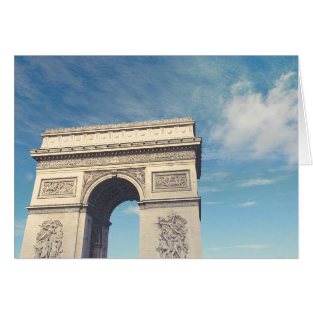 Arch de Triumph Hälsningskort (Framsidan Horizontal)