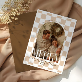 Arch-foto för kontrollpanel i god jul julkort