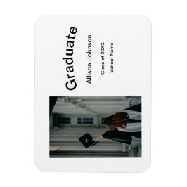 Arch-fotomodern elegant enkel studentfest magnet