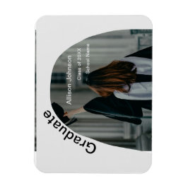 Arch-fotomodern elegant enkel studentfest magnet