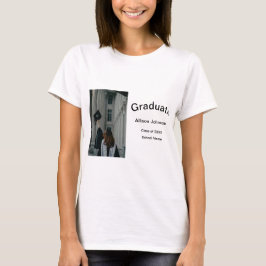 Arch-fotomodern elegant enkel studentfest t shirt