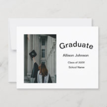 Arch-fotomodern elegant enkel studentfest