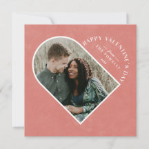 Arch Heart Valentine Day Photo Card - lax