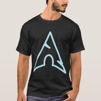 Arch Linux Light Logotyp Open Source Os T Shirt