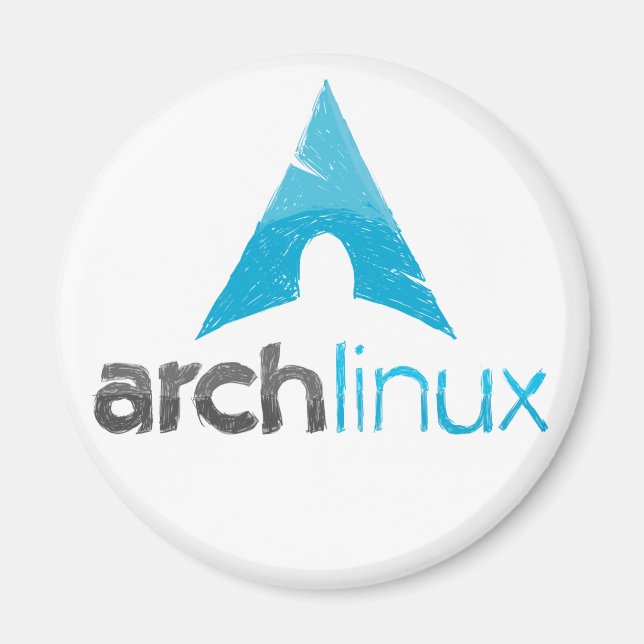 Arch Linux-Logotyp Magnet (Framsidan)