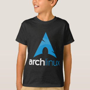 Arch Linux med tagline och Logotyp Öppna källprogr T Shirt