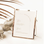 Arch Minimalist Calligraphy Namnteckning Drinks Me<br><div class="desc">Designad att samordna med för "Arches Minimalist" bröllopsinbjudan. Om du vill ändra information klickar du på Information. Om du vill flytta texten eller ändra storlek, teckensnitt eller färg klickar du på Redigera med Design Verktyg. Visa samlingslänken på den här sidan om du vill se alla matchande objekt i den här...</div>