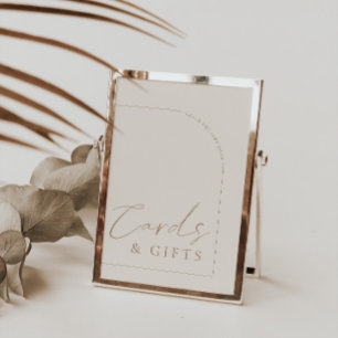 Arch Modern Calligraphy Cards & Gifts Bröllop-teck Inbjudningar