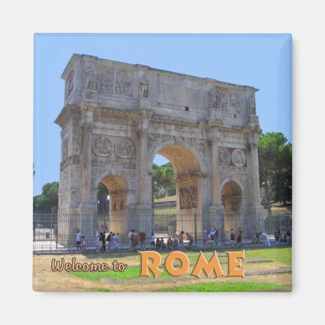 Arch of Constantine Rom Magnet (Framsidan)