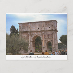 Arch of the Emperor Constantine, Rom Vykort