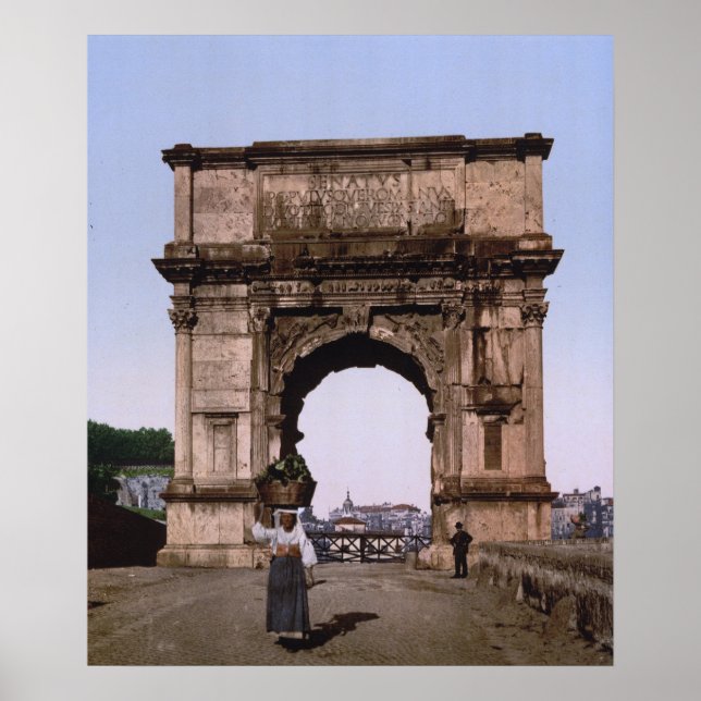 Arch of Titus, Rom (1900) Poster (Framsidan)