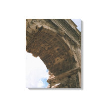 Arch of Titus, Rom - Wrapped Canvas Skriv ut