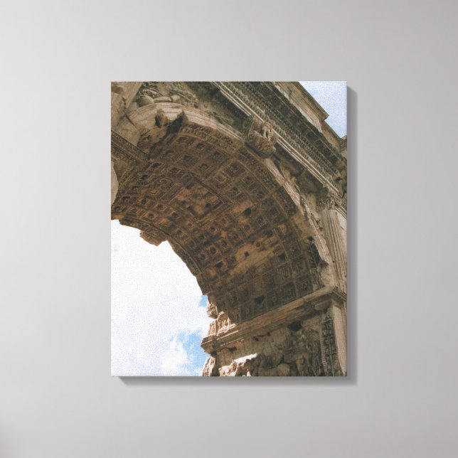 Arch of Titus, Rom - Wrapped Canvas Skriv ut (Framsida)