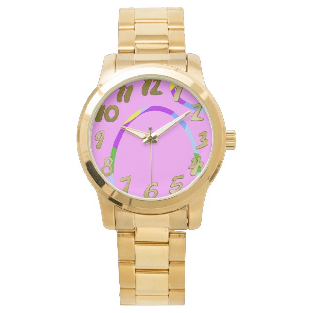 Arch on Rosa eWatch Watch Watch Armbandsur (Framsida)