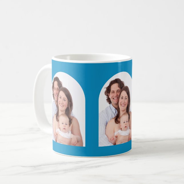 Arch Photo 3 Family Bilder Personlig Kaffemugg (Framsida vänster)