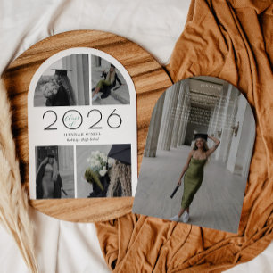 Arch Photo Collage Studenten Inbjudningar