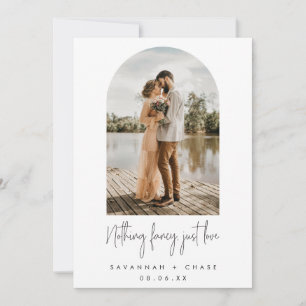 Arch Photo Ingenting Finare Just Kärlek Elopement Meddelande