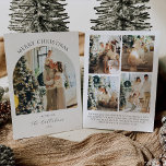 Arch Photo jul Card med Photo Collage Inbjudningar<br><div class="desc">Ett vackert julkort för ljusbåge med dina speciella familjefoller och ett fotokollage på baksidan! Anpassa årstiderna hälsning och lägg till bilder som du vill ha ett meningsfullt helgdag i år!</div>