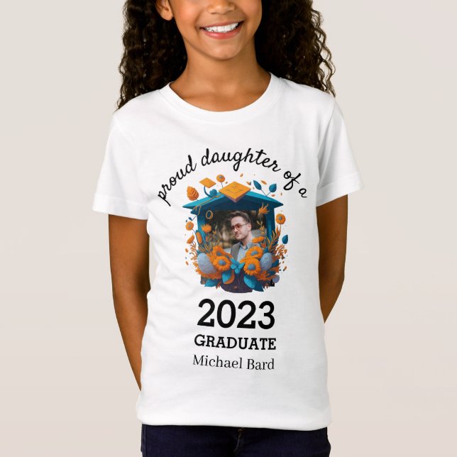 Arch Photo Proud Pappa från 2023 Student T-Shirt (Framsida)