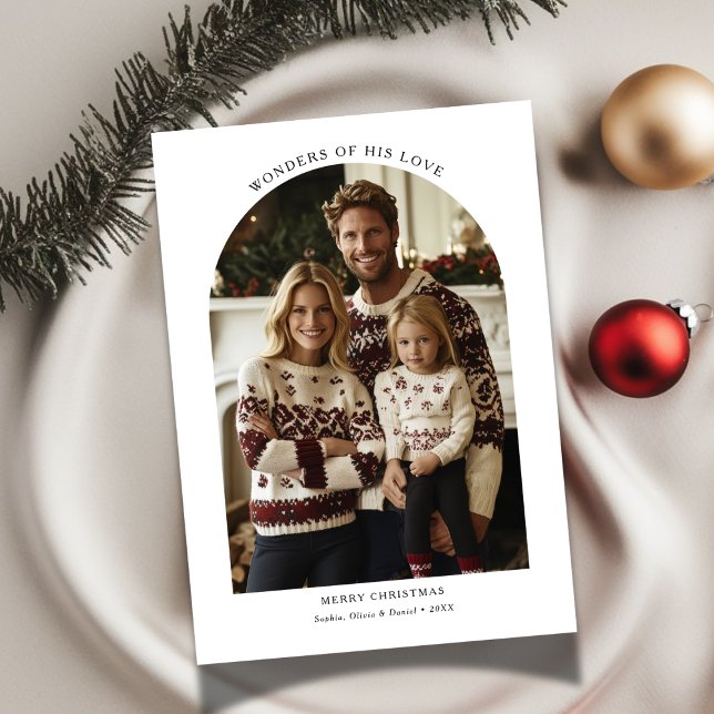 Arch Photo Wonders från hans Religiösa i Kärlek Julkort (Skapare uppladdad)