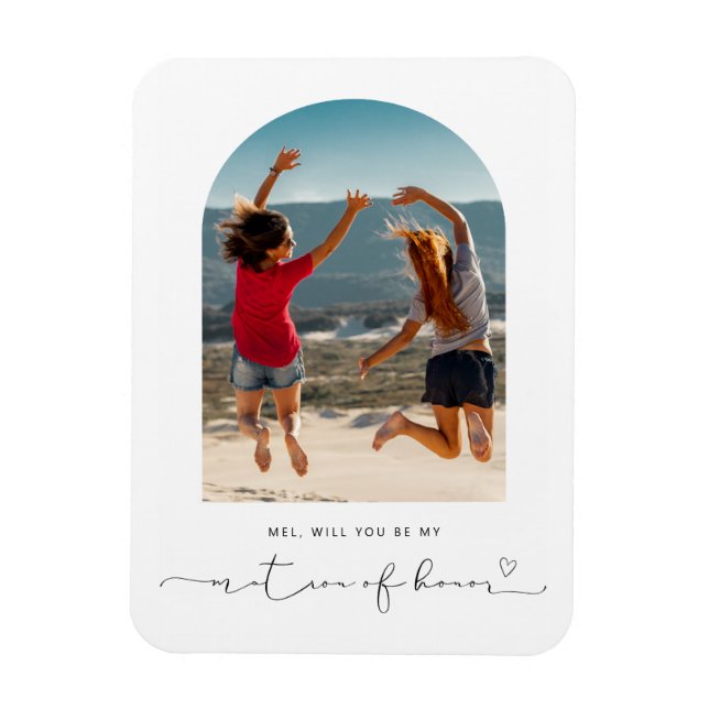 Arch ram kommer att bli min hedersmatron magnet (Vertikal)